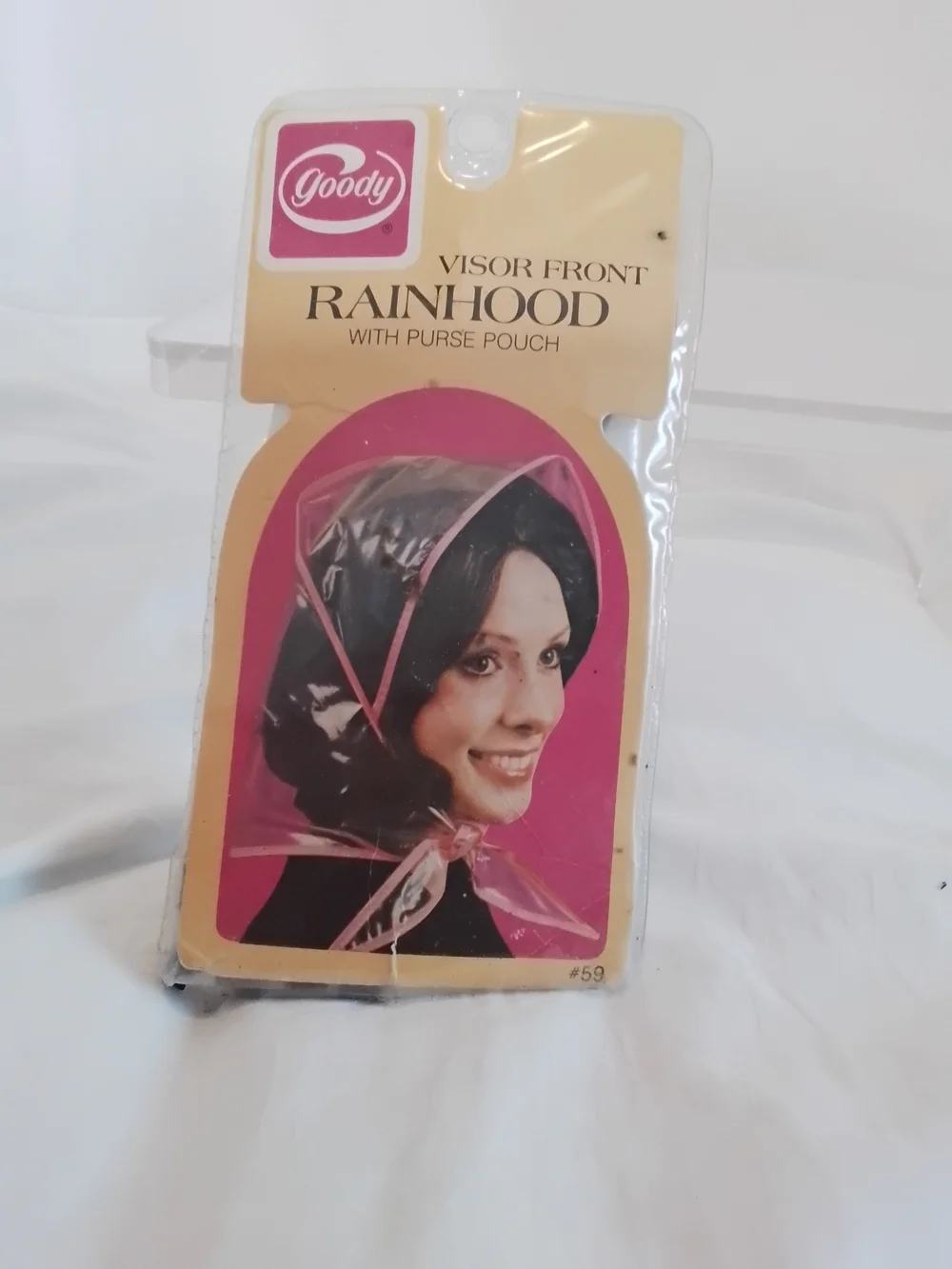 Visor Front Rainhood with Purse Pouch